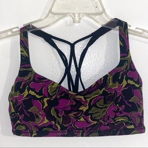Lululemon Purple/Green Sports Bra (Sz 6)